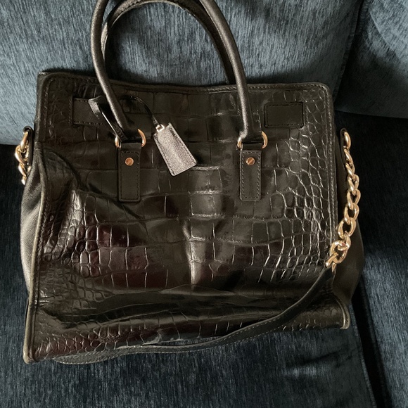 MK Kors Large Black Hamilton Satchel - Picture 3 of 7